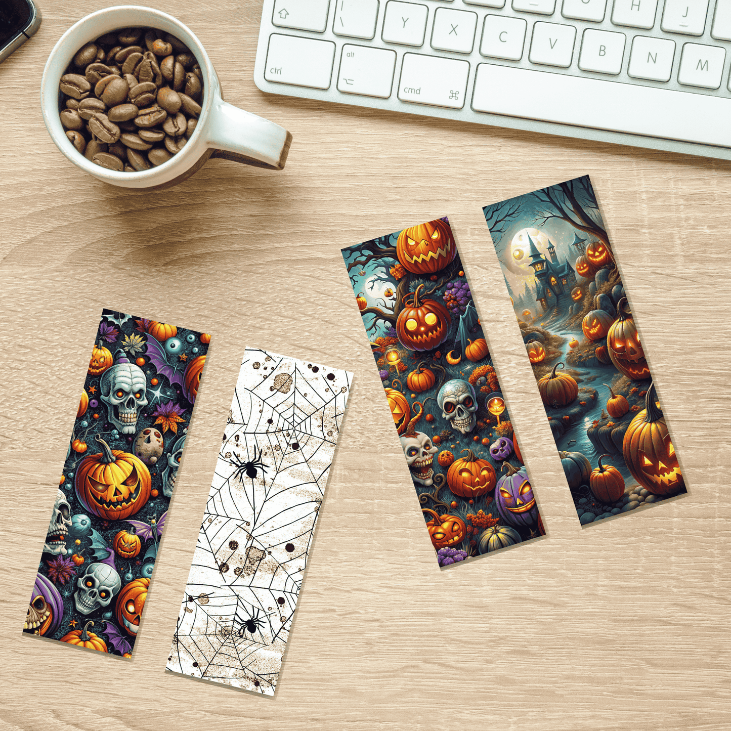 Halloween Bookmarks Printable #BM 001B