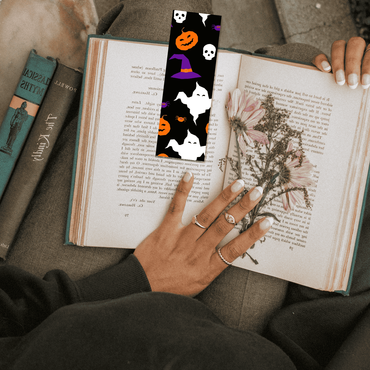 Halloween Bookmarks Printable #BM 001B