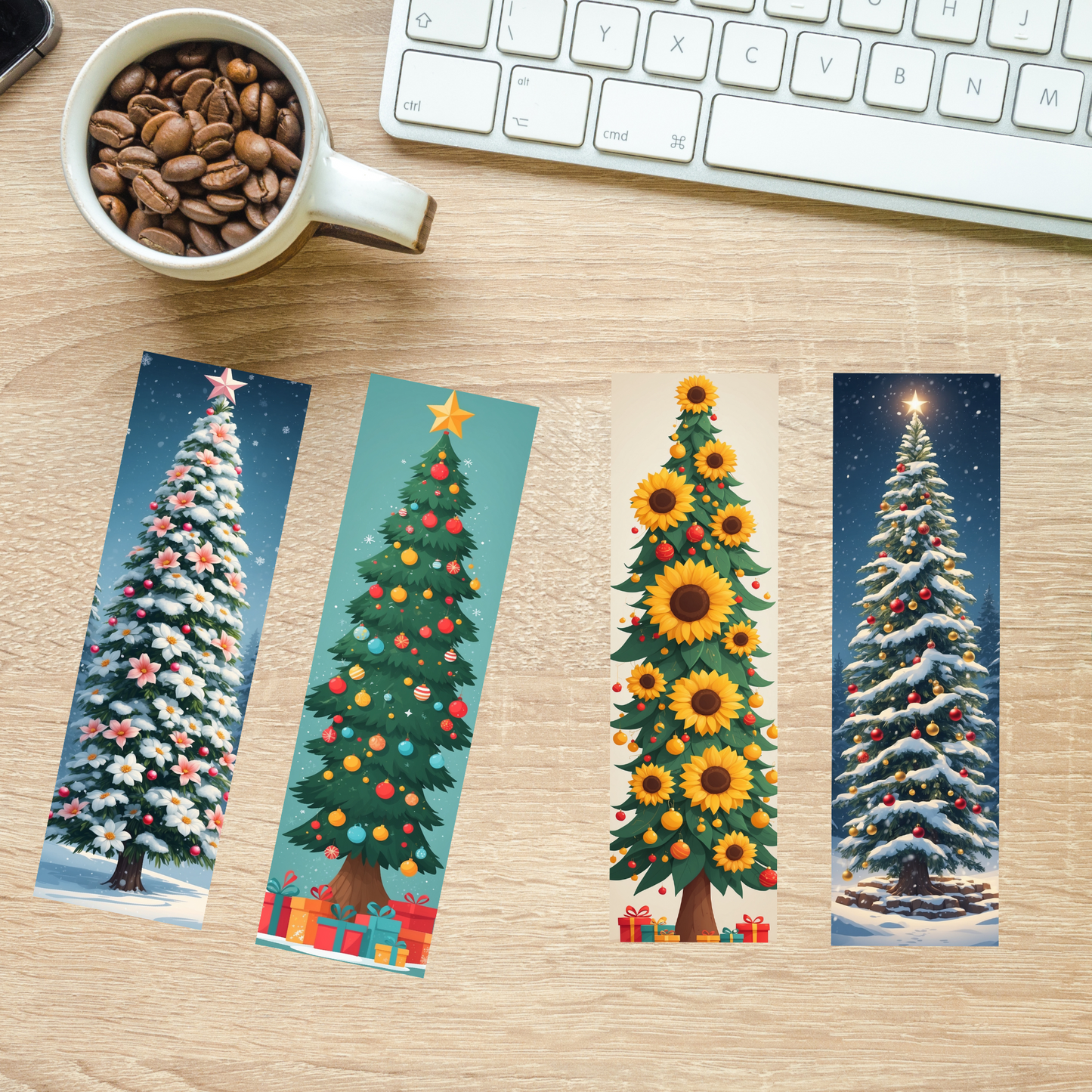 Christmas Bookmarks Printable BM #006D