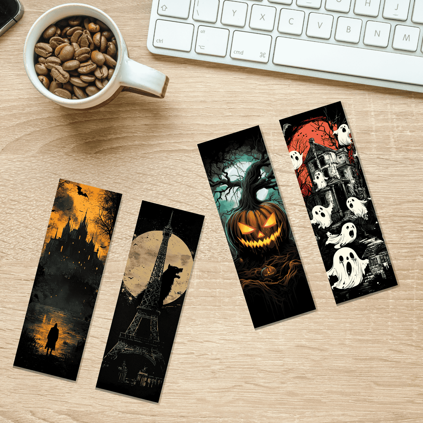 Halloween Bookmarks Printable #BM 001D