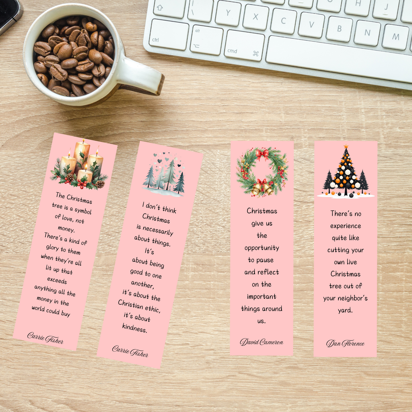 Quetos Best Christmas Bookmarks BM #006E