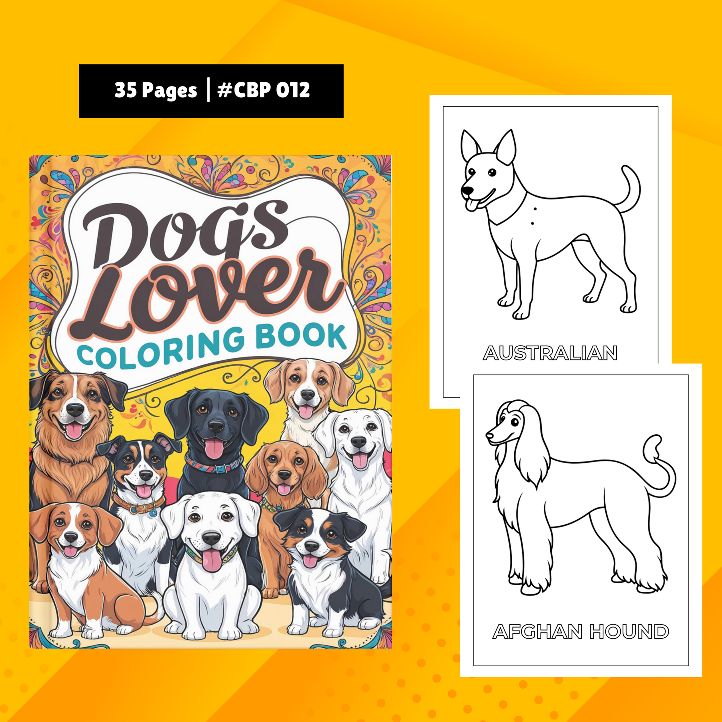 Buku Mewarnai Anak Edisi Dog Lover