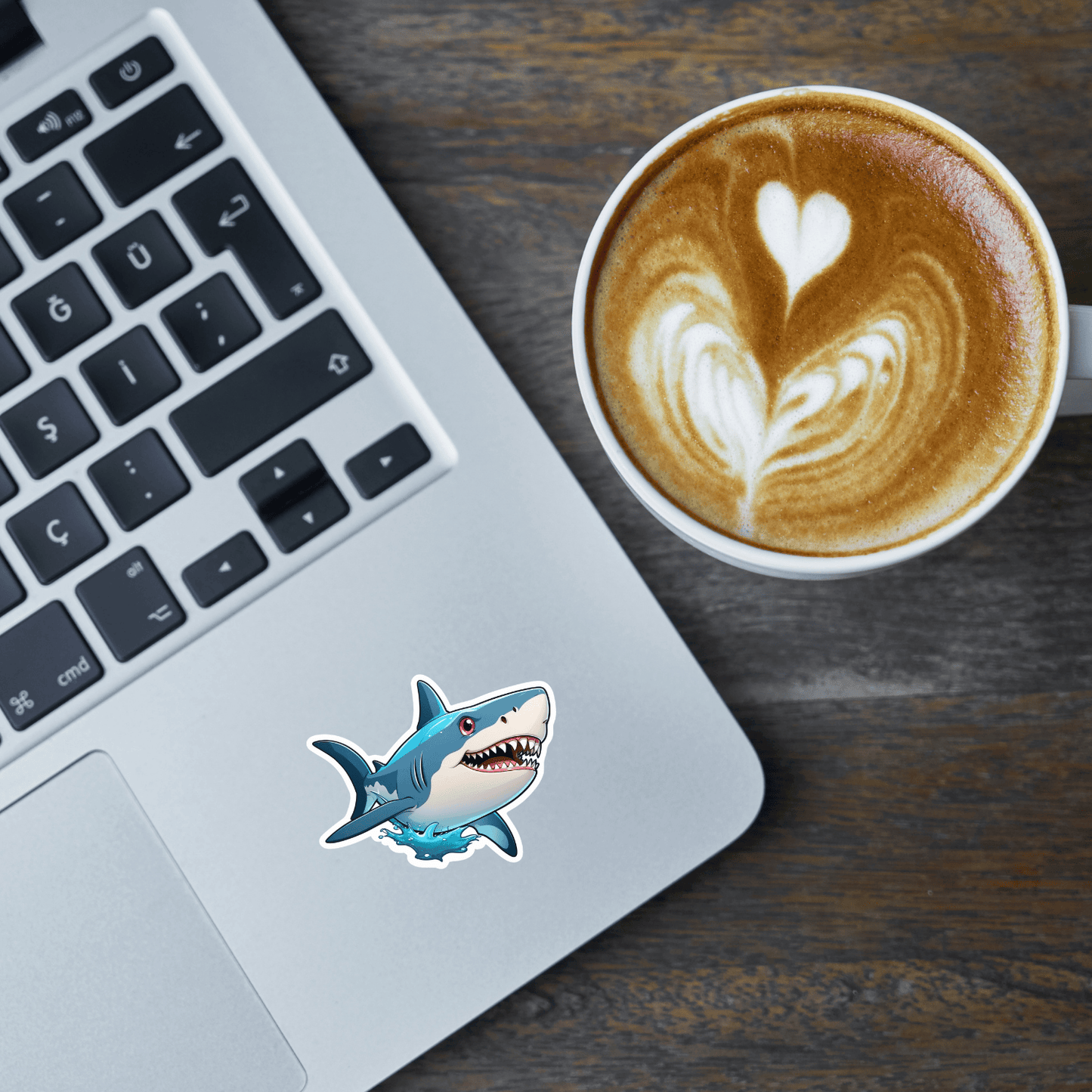 Shark Sticker Digital Product Printable #DS 012