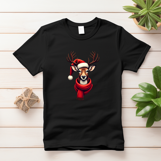 Reindeer Christmas T-Shirt Design #TS-0008