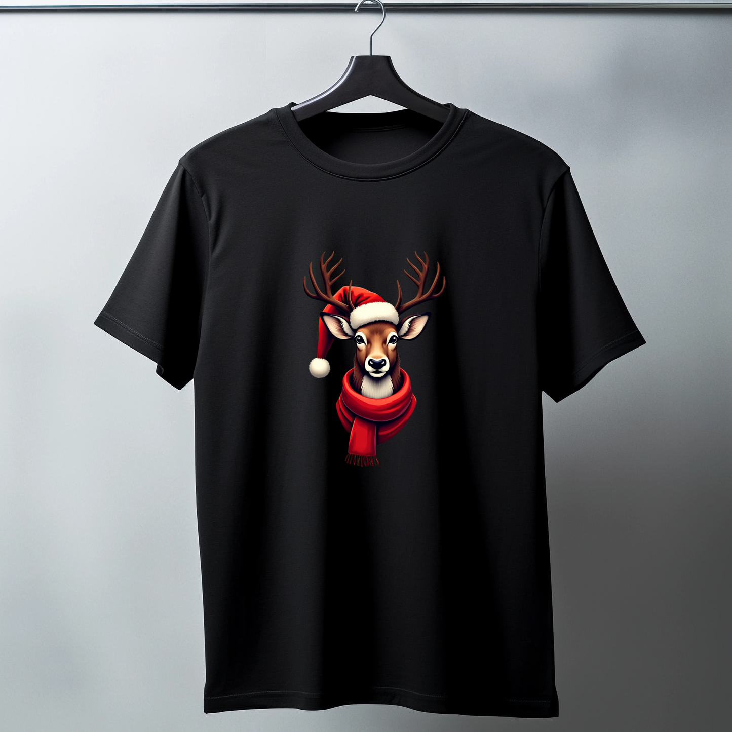 Reindeer Christmas T-Shirt Design #TS-0008