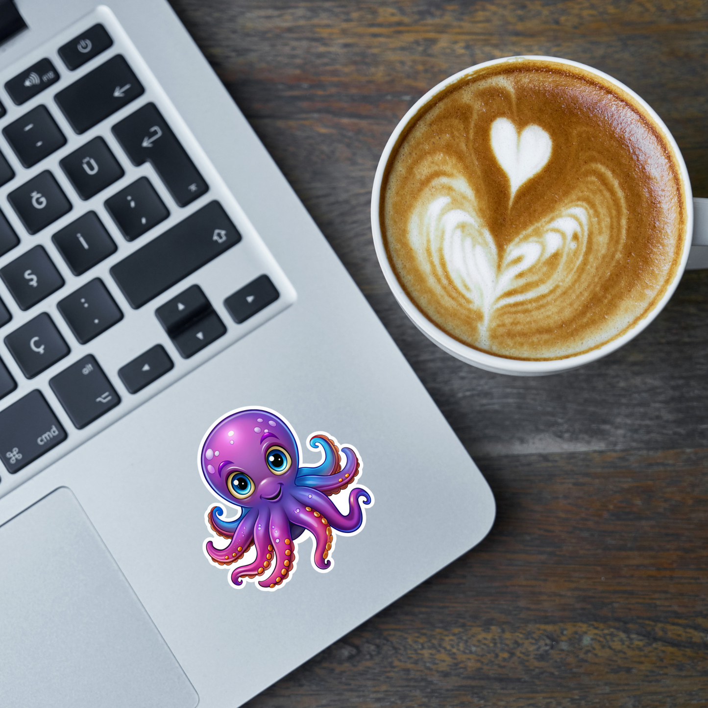 5 Octopus Sticker Design #DS 020