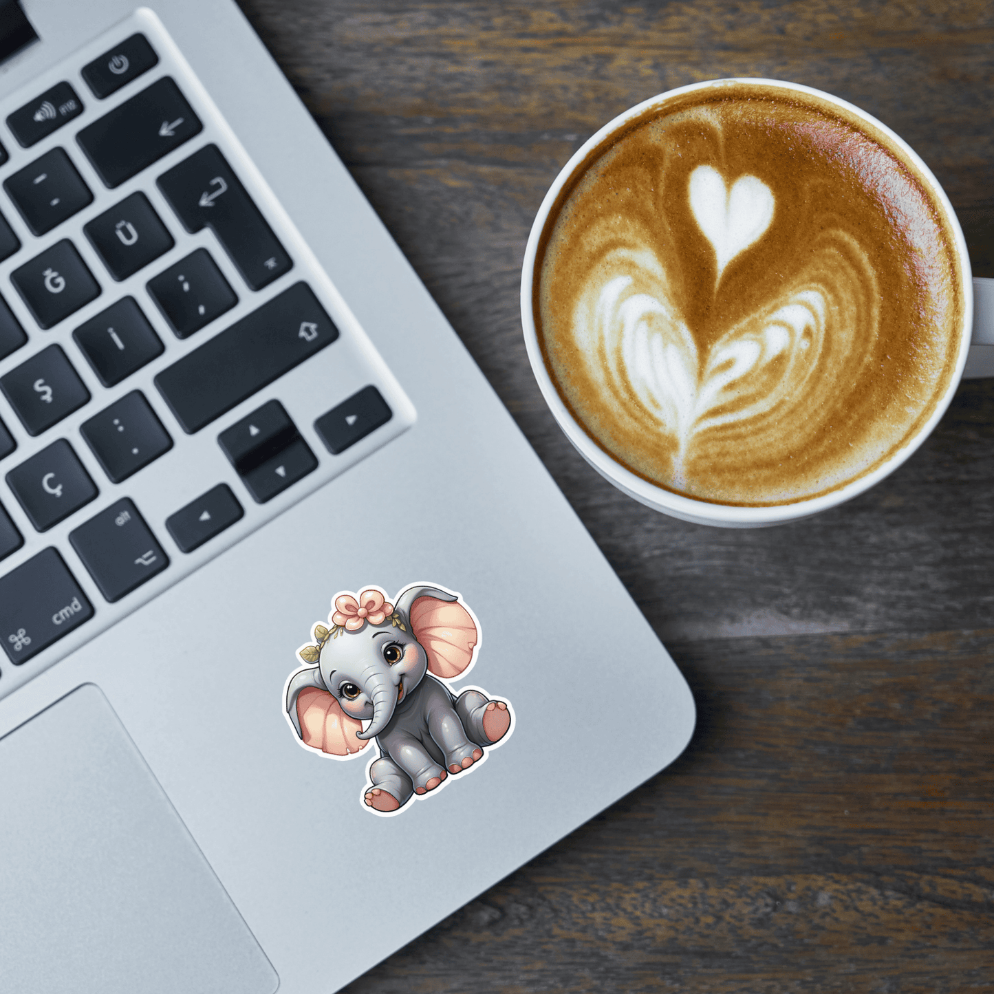 Elephant Digital Sticker Printable #DS 014