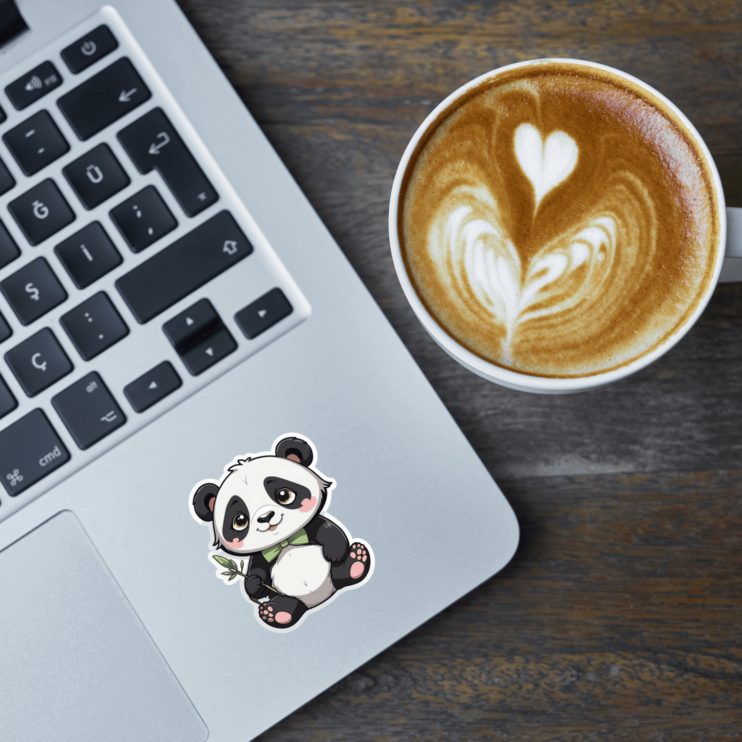 Panda Digital Sticker Printable #DS 016