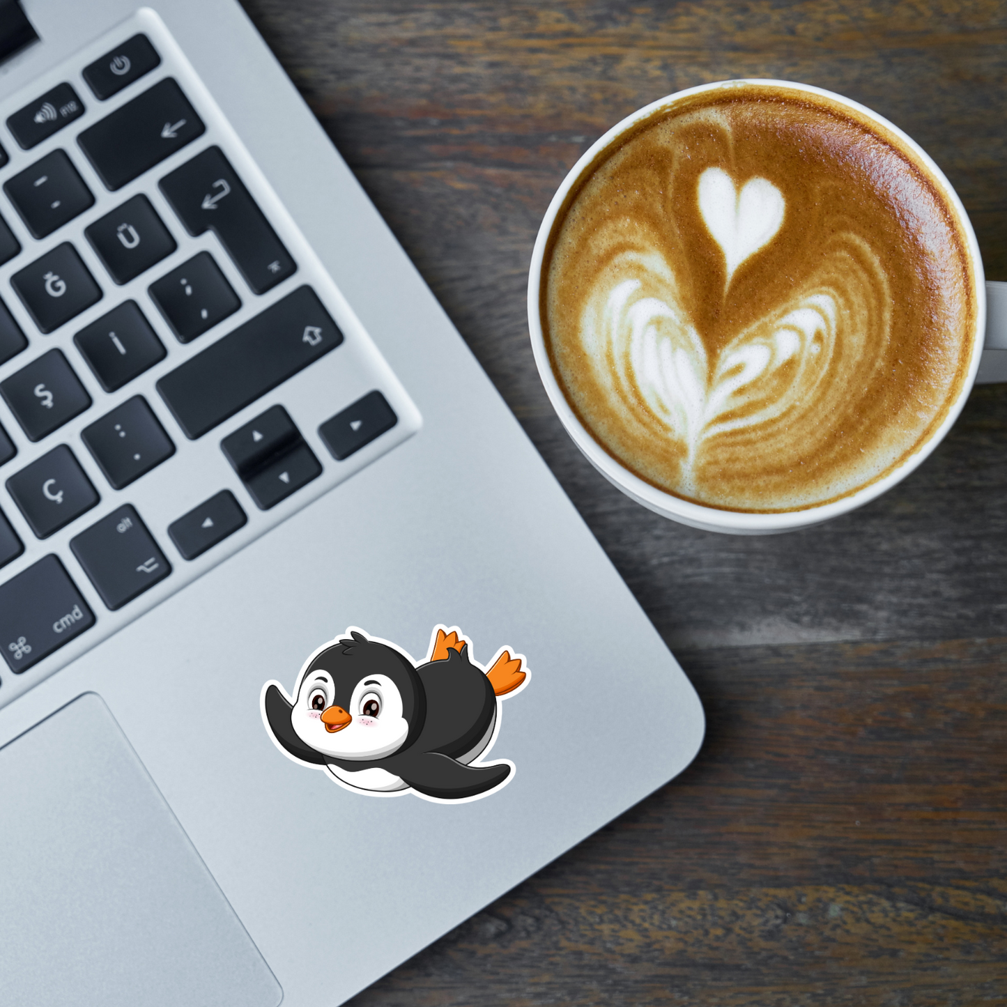 Cute Penguin Digital Sticker Printable #DS 003