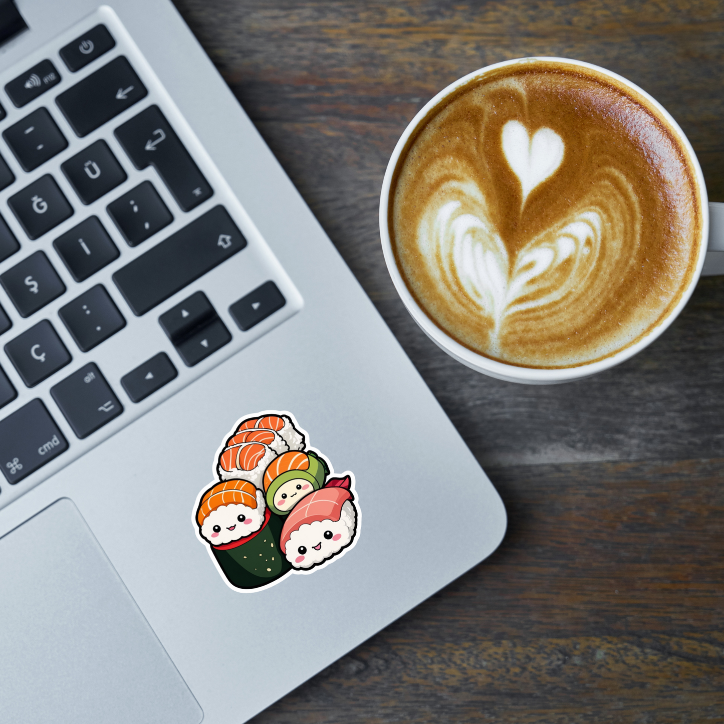 Cute Sushi Sticker Printable Design #DS 011