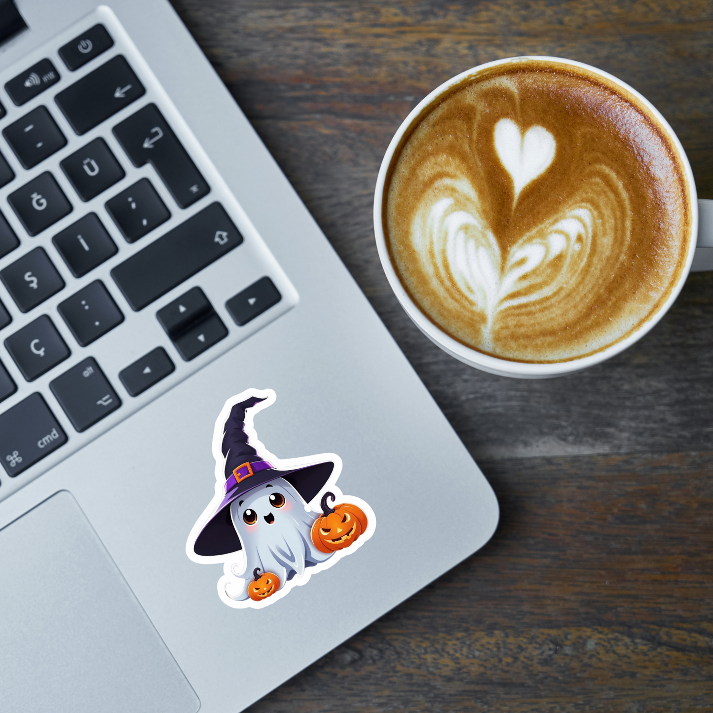 Cute Ghost Sticker Printable #DS 010