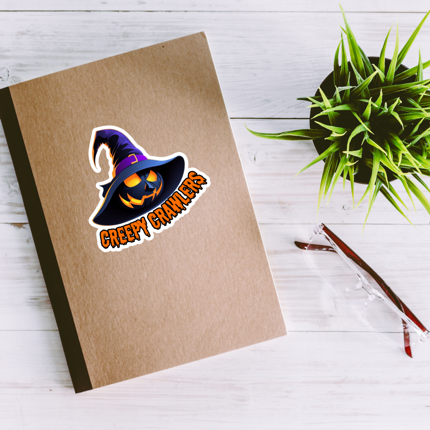 Halloween Sticker Printable Design #DS 017A