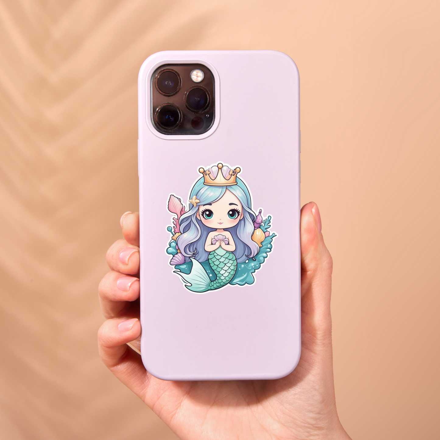 Cute Mermaid Sticker Printable #DS 006