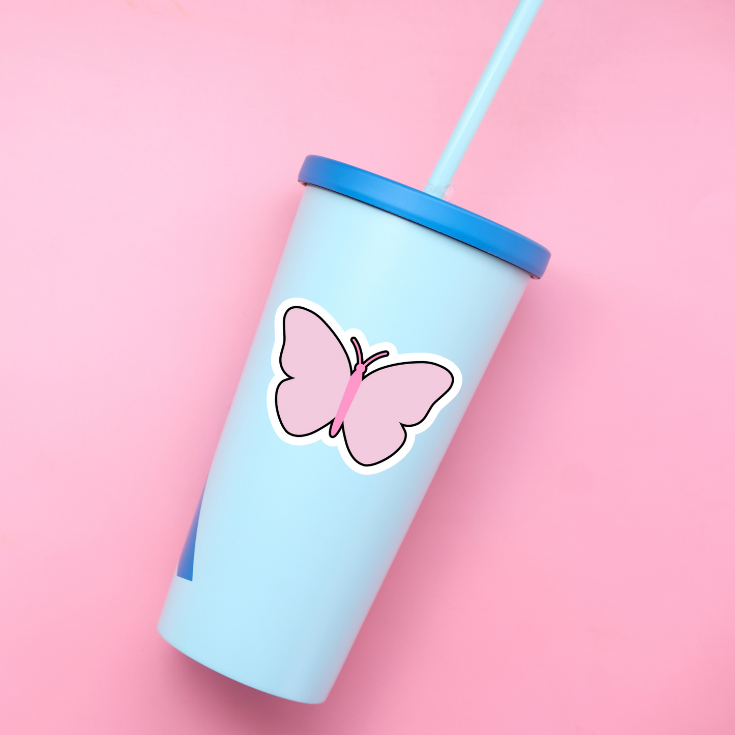 Pastel Butterfly Sticker Printable Design #DS 013