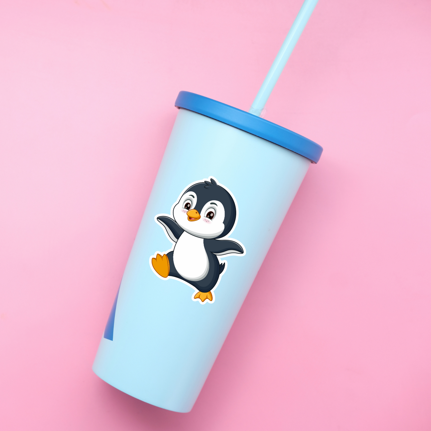 Cute Penguin Digital Sticker Printable #DS 003